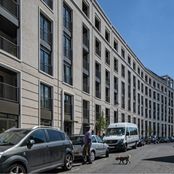 New residential block at Wornington Green regeneration project in North Kensington